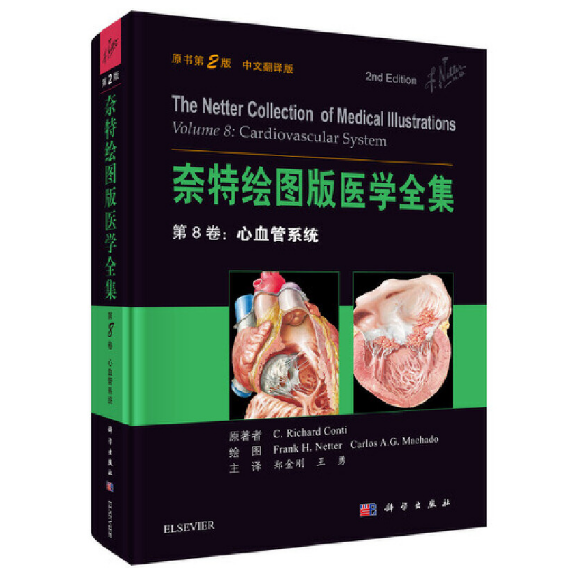 奈特绘图版医学全集第8卷：心血管系统（原书第2版）.彩图PDF电子书下载